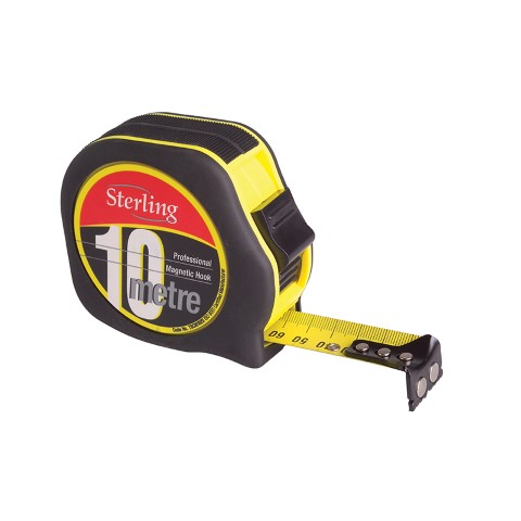 STERLING PROFESSIONAL 10MX25MM METRIC TAPE